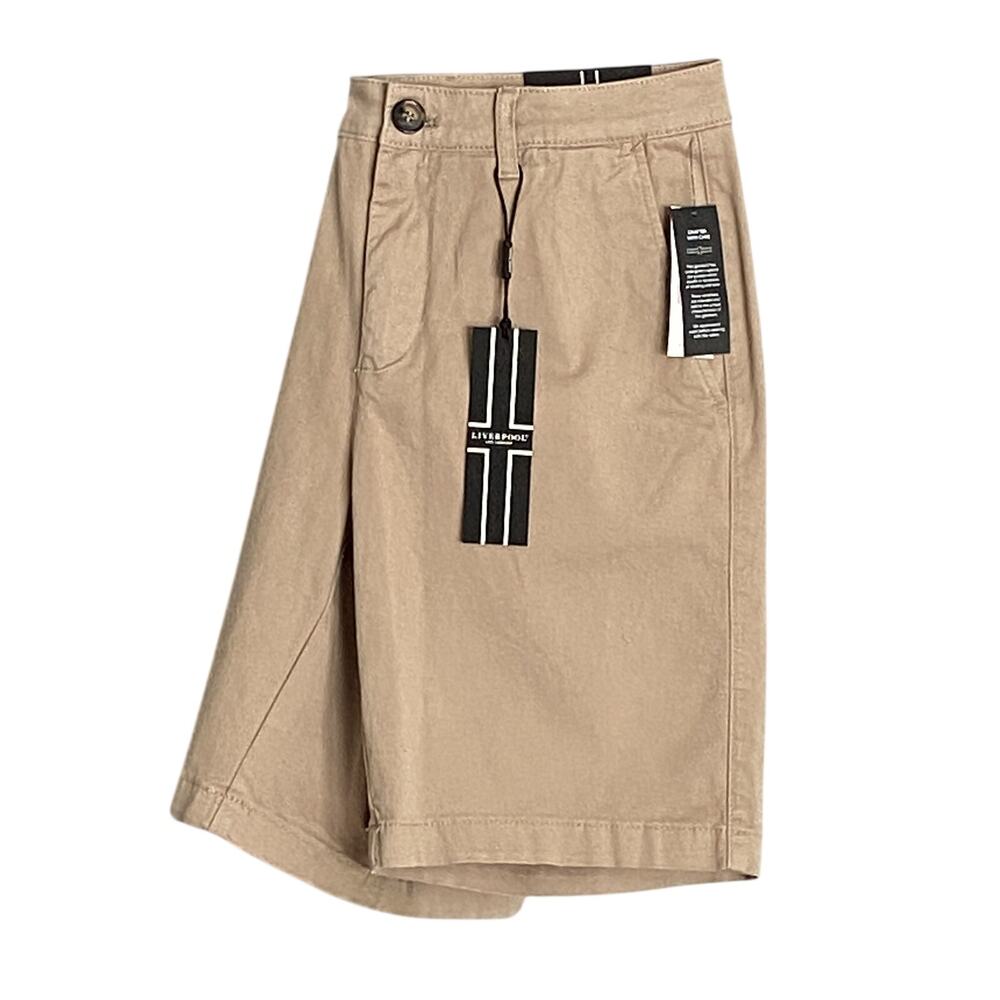 Liverpool Los Angeles Shorts Men's 30W Khaki Trouser Short Stretch NWT